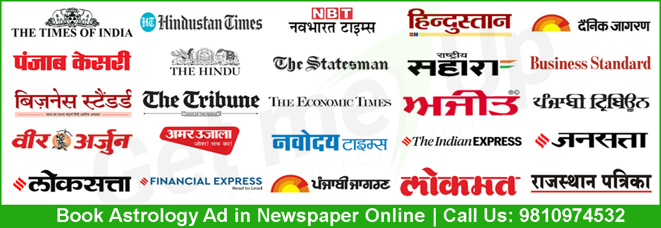 Book Astrology Ad in Newspaper Online