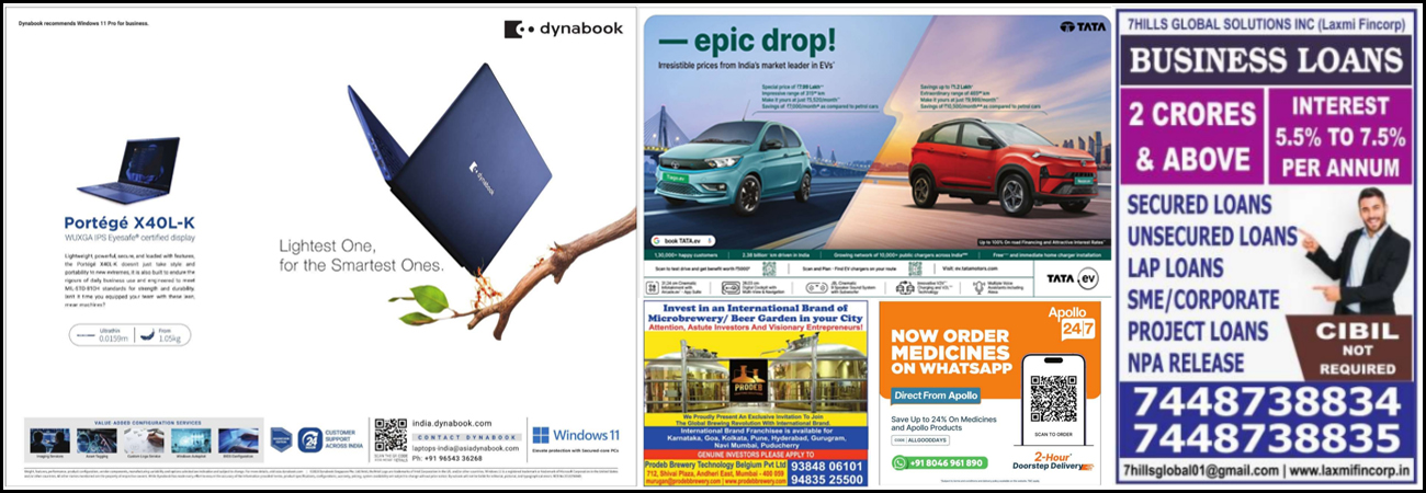 Book Business Ad in Newspaper